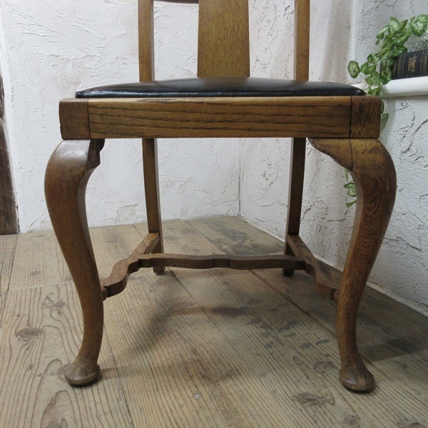 イギリス アンティーク 家具 ダイニングチェア 椅子 イス 木製 オーク 英国 DININGCHAIR 4234ｄ_画像5