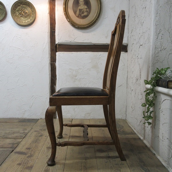 イギリス アンティーク 家具 ダイニングチェア 椅子 イス 木製 オーク 英国 DININGCHAIR 4234ｄ_画像7