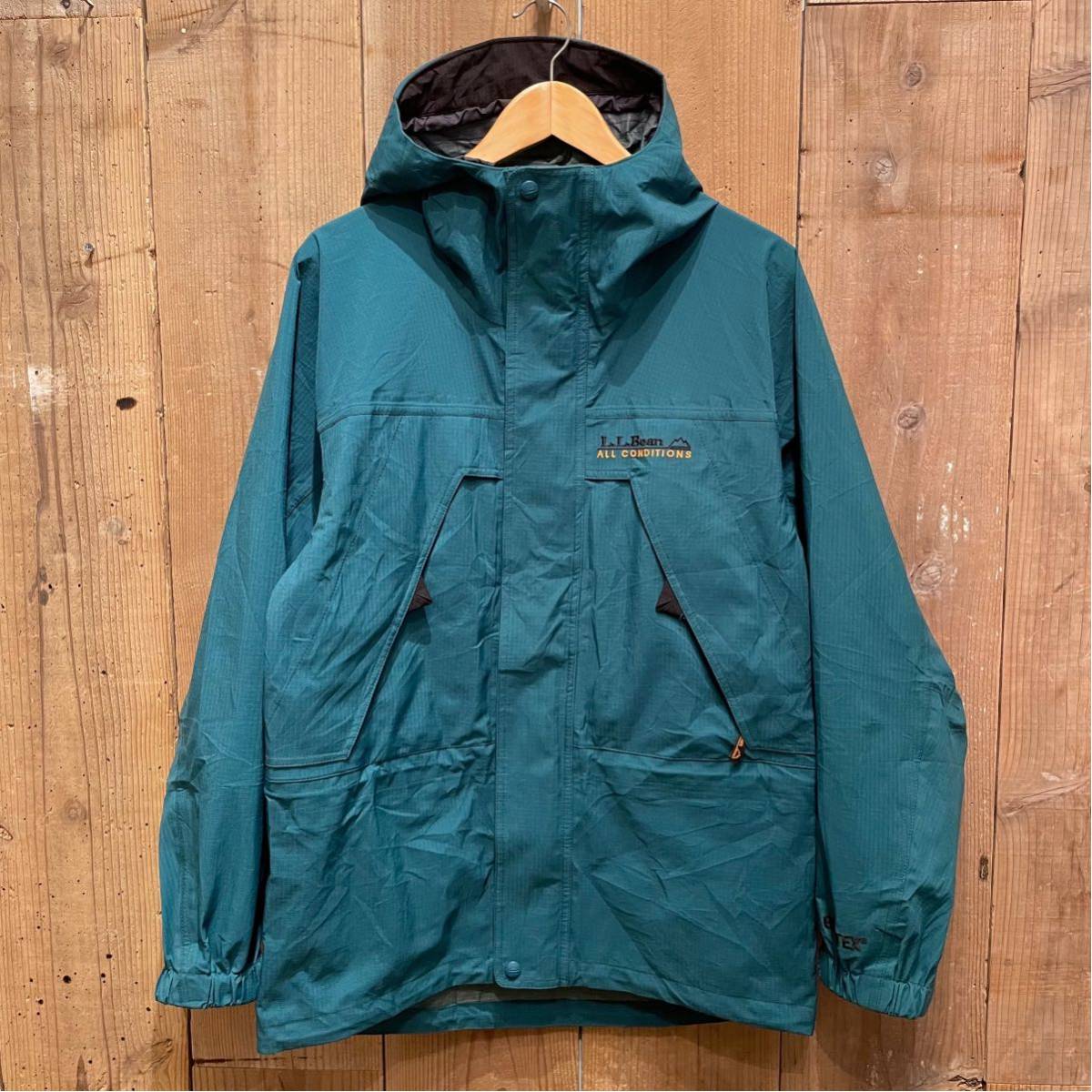 90s GORE-TEX ビンテージ ナイロン ジャケット アメリカ古着 サイズ S M メンズ マウンテンパーカー  エルエルビーン