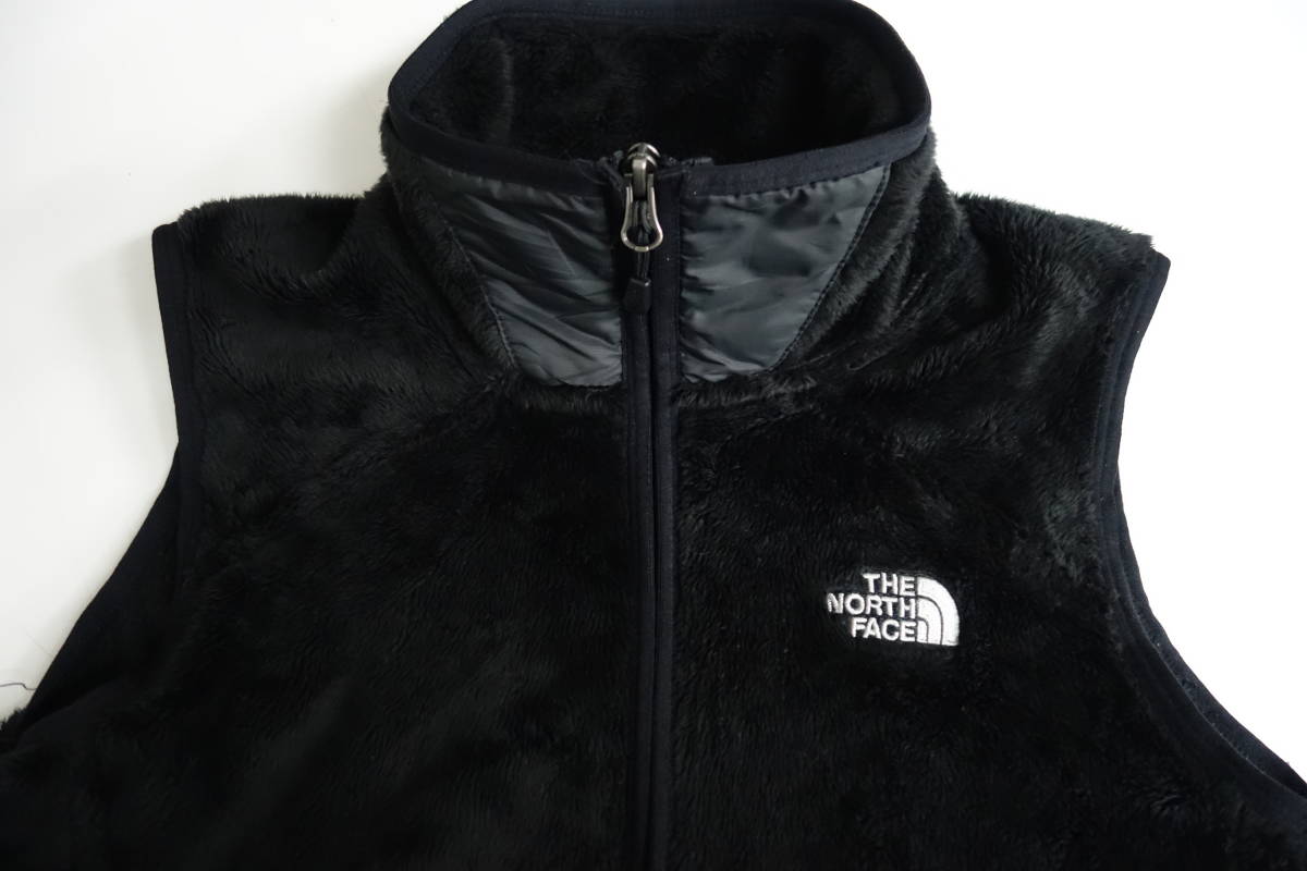 33W ノースフェイス THE NORTH FACE 毛足長 フルジップフリースベスト【WOMENS XS】_画像5