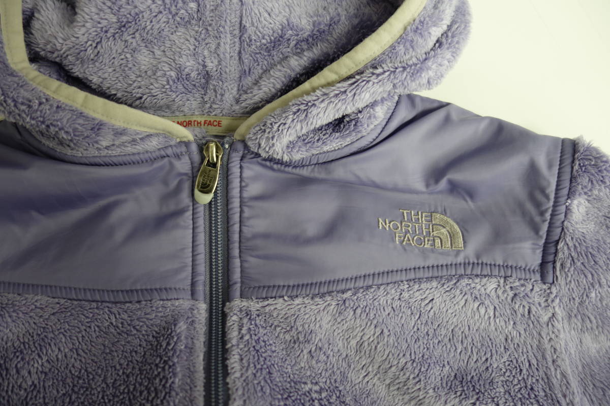 33W ノースフェイス THE NORTH FACE 毛足長 フルジップフーディーフリースジャケット【WOMENS　S】_画像4