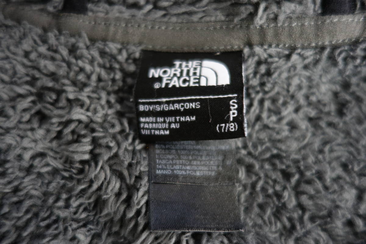 33W ノースフェイス THE NORTH FACE フルジップフーディーフリースジャケット【BOYS　S】_画像3