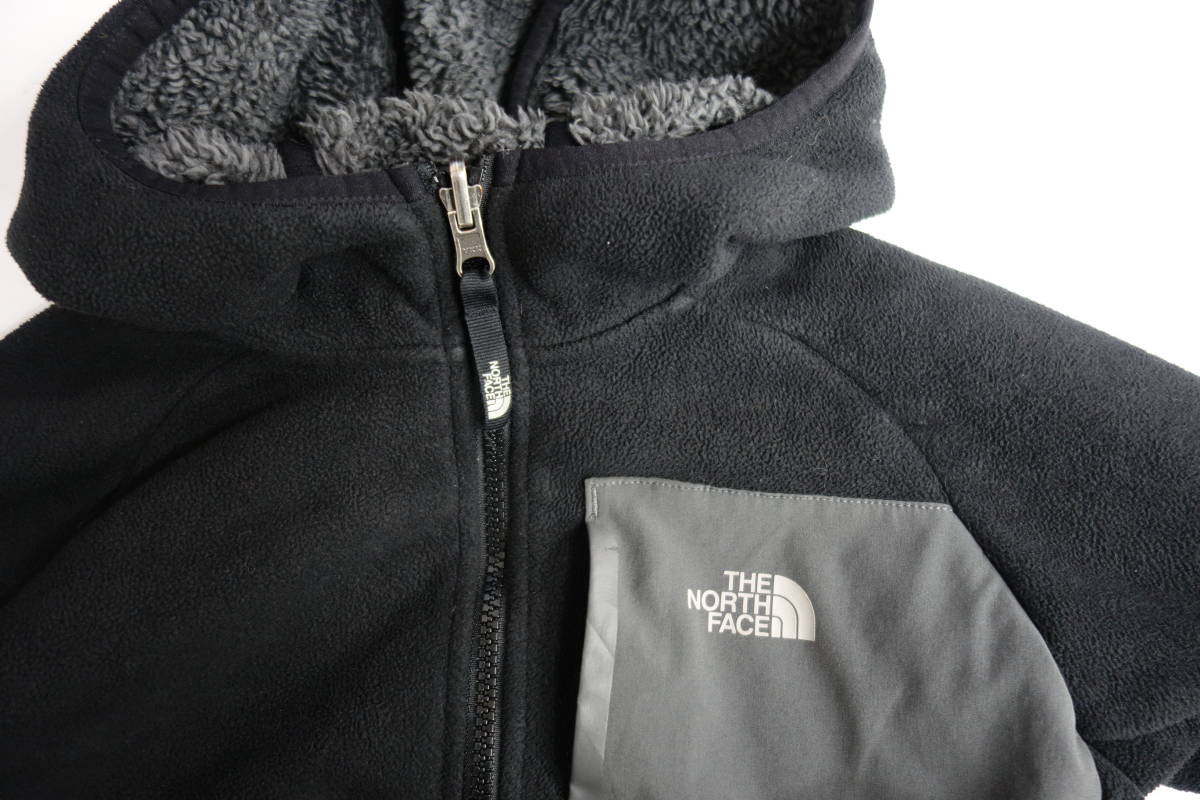 33W ノースフェイス THE NORTH FACE フルジップフーディーフリースジャケット【BOYS　S】_画像5