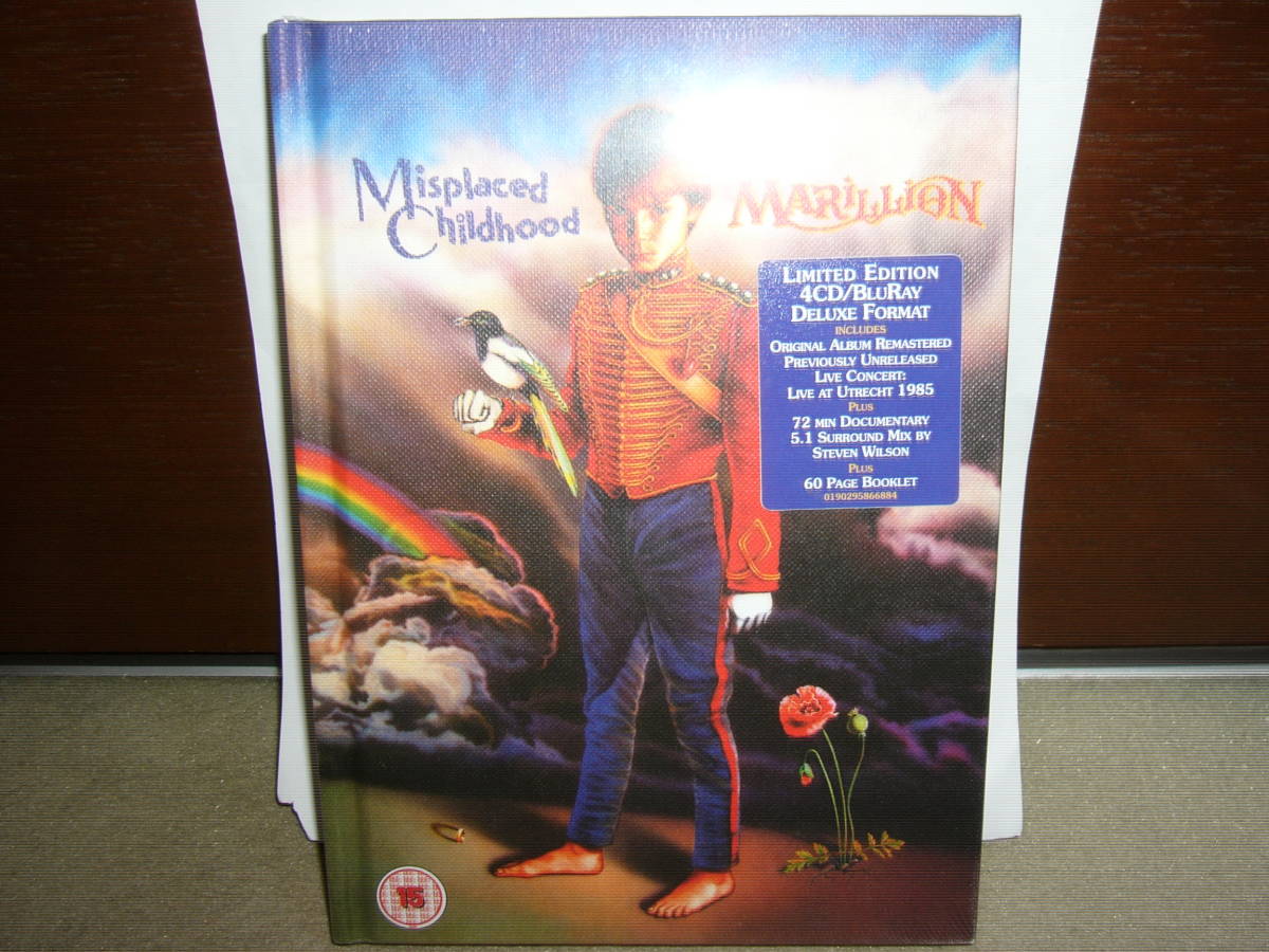 Marillion　名ヴォーカリストFish在籍時　コンセプト大傑作3rd「Misplaced Childhood」CD+Blu-Ray五枚組限定BOX　輸入盤未開封新品。_画像1