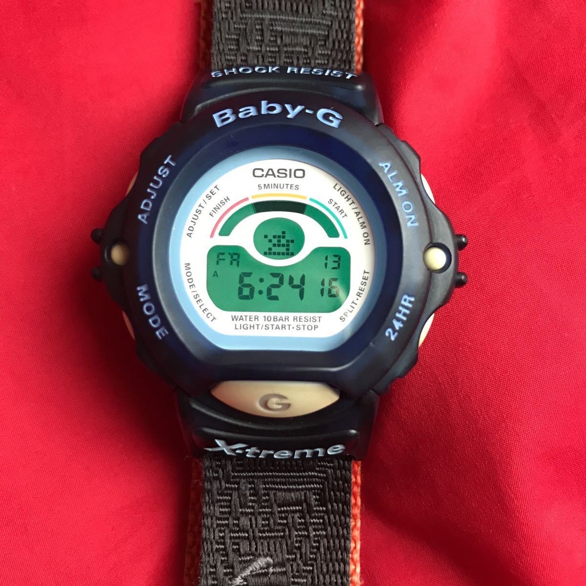 即決有限定X-treme Baby-G BG-340 ベルト交換 ベゼル サキカン 即決有限定X-treme Baby-G BG-340 ベルト交換 ベゼル サキカン