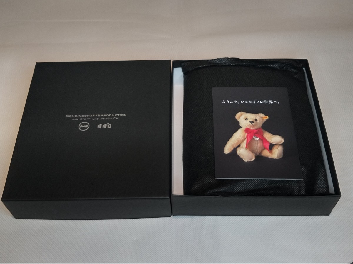 新品♡未使用】ほぼ日手帳オリジナルカバー ♡シュタイフ Steiff 黒 A6-