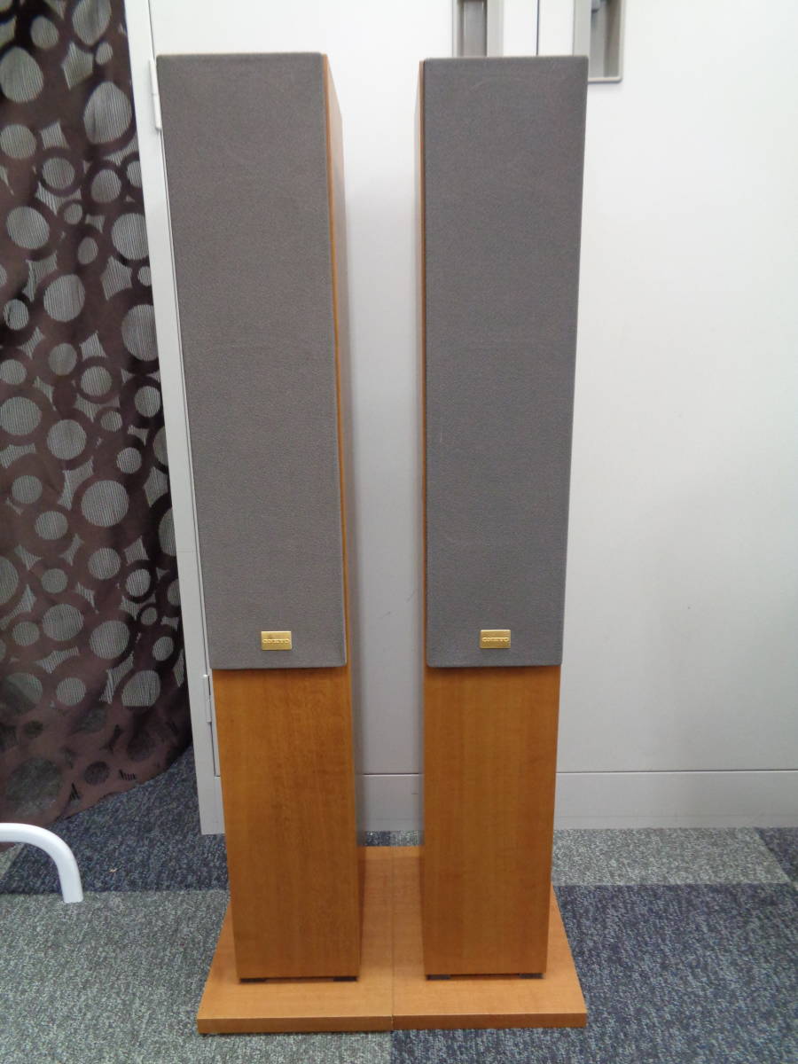 o receipt OK! ONKYO Onkyo tallboy type speaker system slim type 2 point set D-105F used present condition goods 