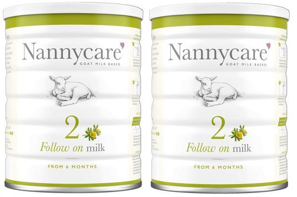 [900g 2 жестяная банка комплект *6ka месяц c ]Nannycare follow on milk Goat Milk Based.. для коза молоко [ Англия прямая поставка ]