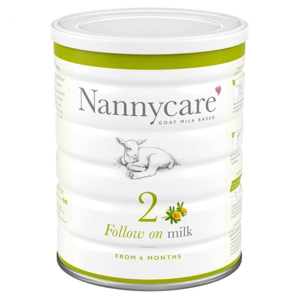 [900g 2 жестяная банка комплект *6ka месяц c ]Nannycare follow on milk Goat Milk Based.. для коза молоко [ Англия прямая поставка ]