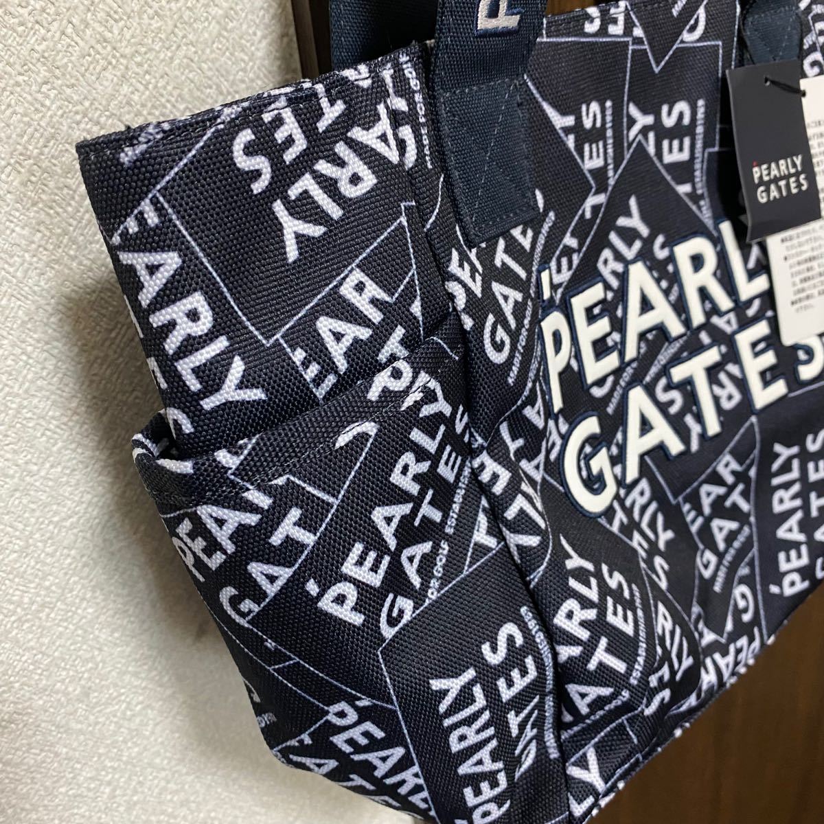 パーリーゲイツPEARLYGATES今季最新作 ステッカー柄カートバッグ パーリーゲイツPEARLYGATES今季最新作 ステッカー柄カートバッグ