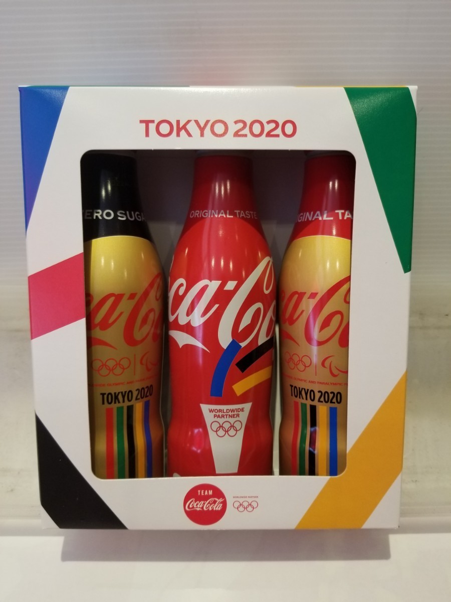 コカ・コーラ スリムボトル　東京2020オリンピック限定　聖火、ゴールドボトルセット