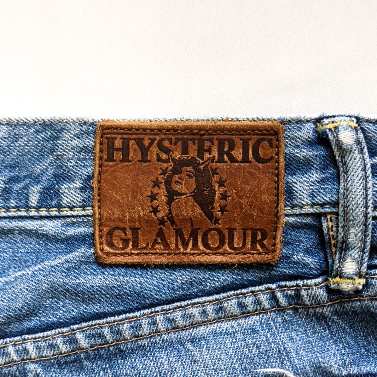 HYSTERIC GLAMOUR ヒステリックグラマー 0202AP01 ボタンフライ スタッズ デニム 木村拓哉 キムタク