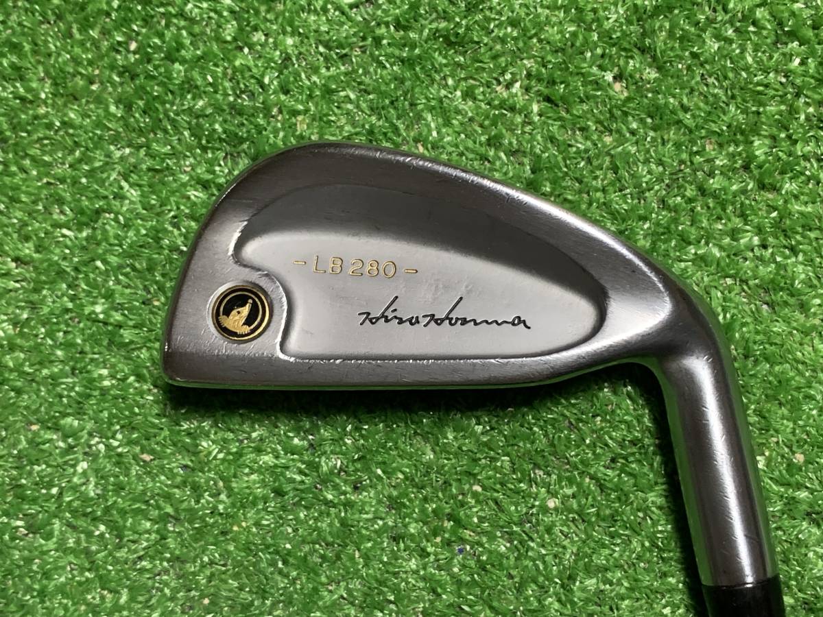 在庫処分セール　◎SAI-013　中古単品アイアン　HONMA ホンマ　LB280　黒モグラ　4番　純正カーボン　Flex S-2　★_画像1