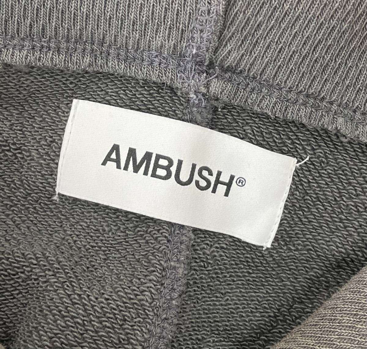 AMBUSH アンブッシュ　ロゴ刺繍　レイヤード　プルオーバーパーカー