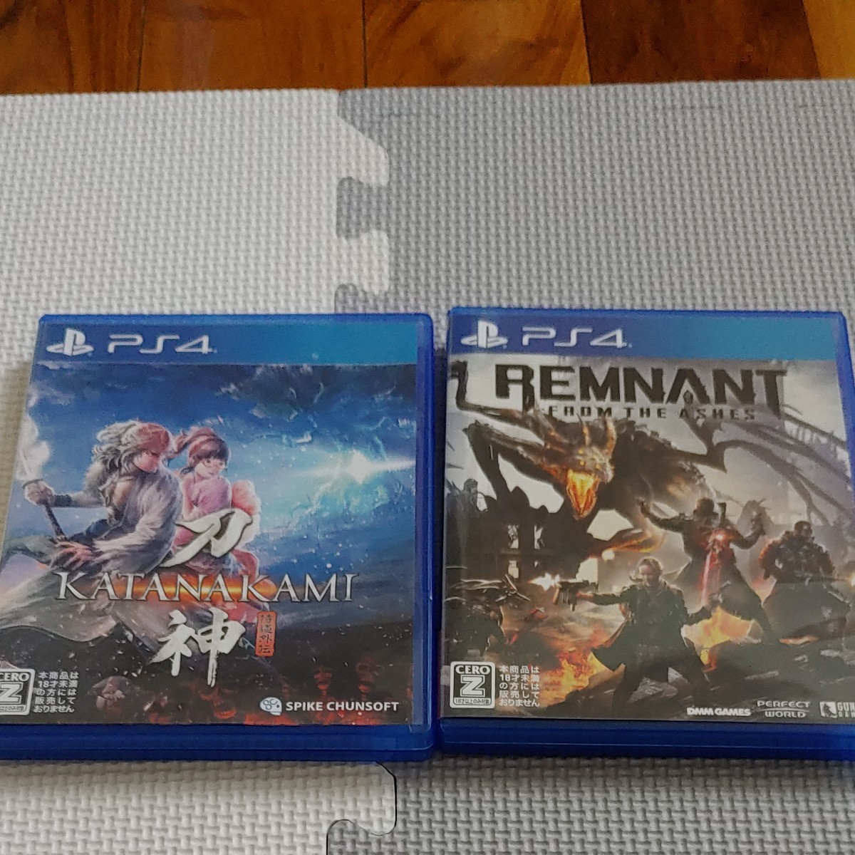 PS4ソフト プレイステーション4二本セット　レムナント　侍道外伝