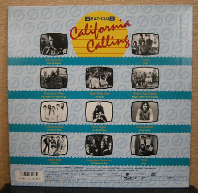 【LD】CALIFORNIA CALLING　/　BEAT CLUB_画像2