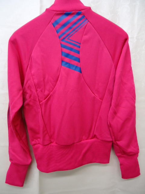[KCM]ac-495-OT* unused *[adidas/ Adidas ] functionality jersey full Zip long sleeve jersey S Pink Lady -s