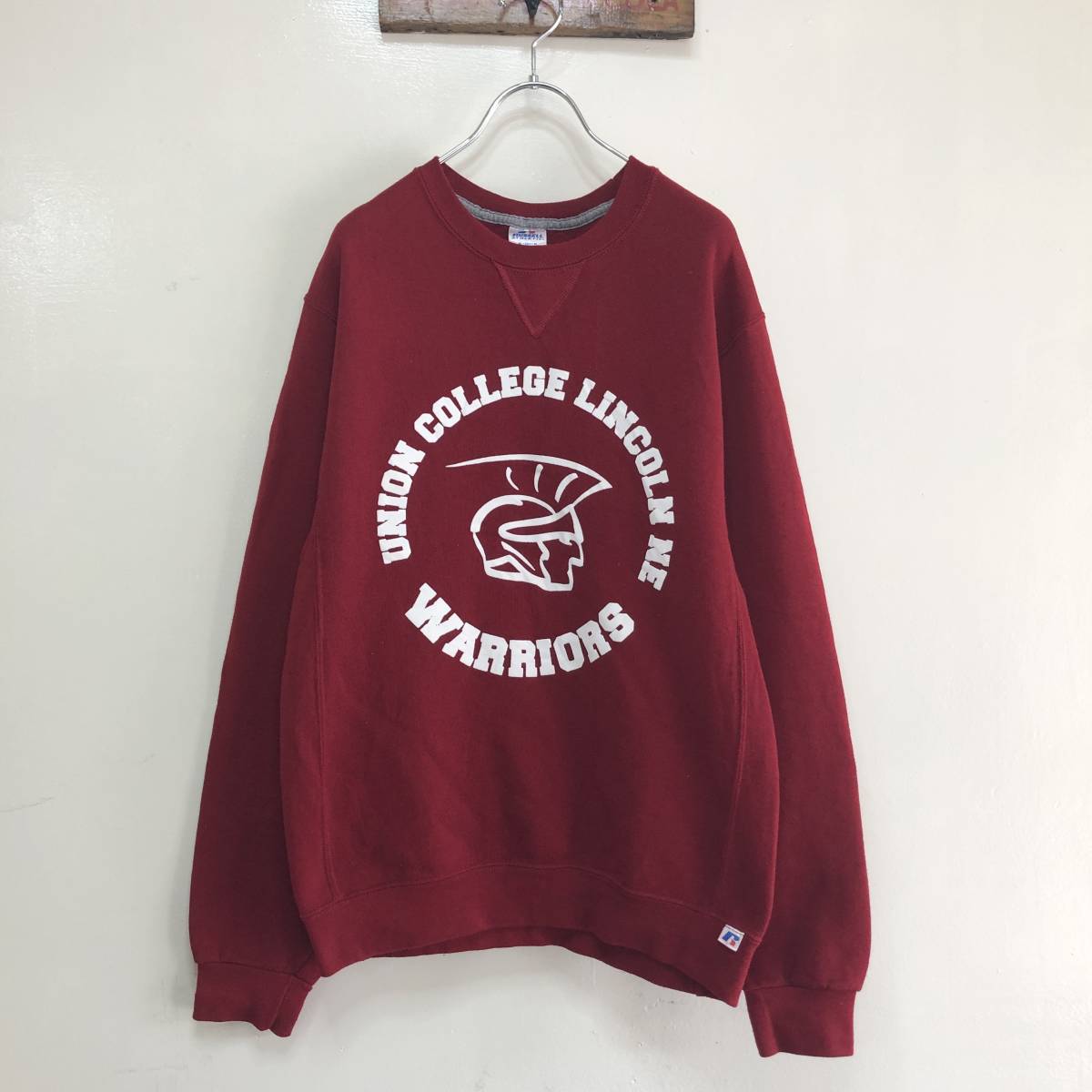 古着 College Pullover   ユニオン大学 刺繍スウェット