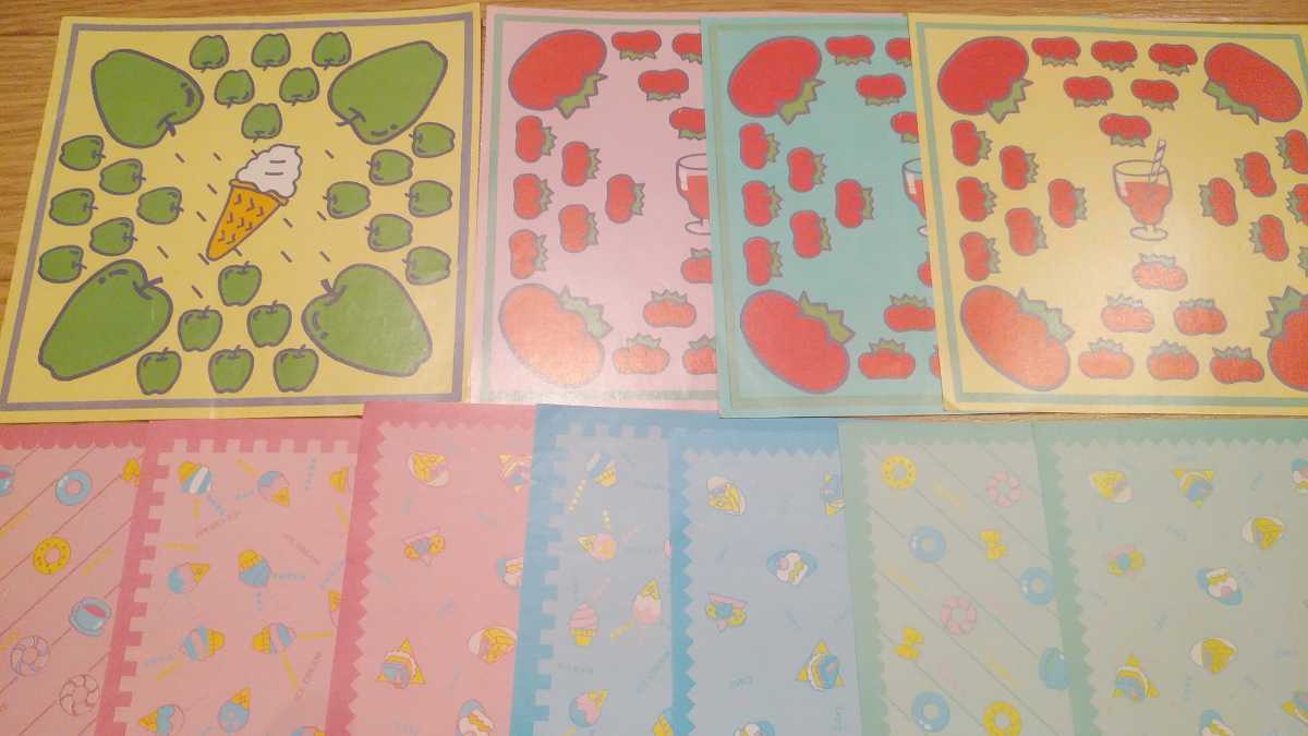  быстрое решение * симпатичный! еда .. предмет только. * оригами 31 шт. комплект *70 годы 80 годы Showa Retro * цветная бумага нестандартный 140 иен *