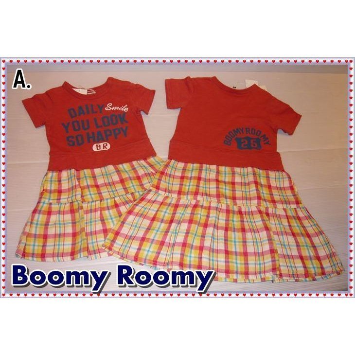 ☆【郵便(クリックポスト)対応】Boomy Roomy（ブーミールーミー）半袖チュニック ワンピース 90cm (49-7013)_画像1