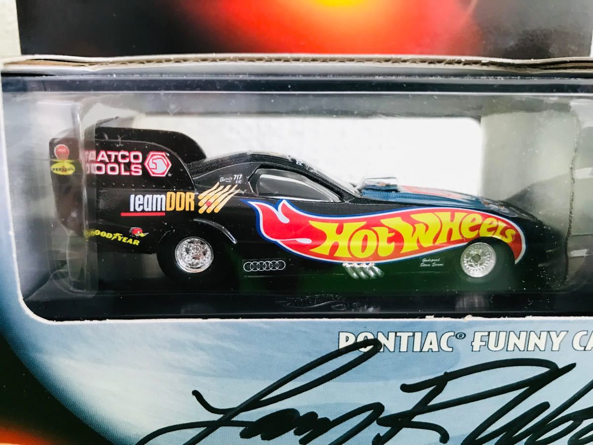 100% Hot WHeeLs ホットウィール PONTIAC FUNNY CAR ポンティアック ラリーウッド直筆サイン入り