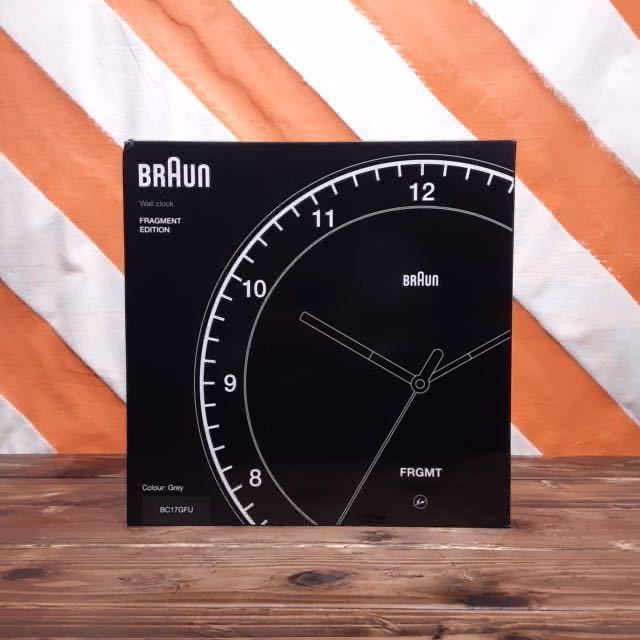 週間売れ筋 壁掛け時計 新品未使用 BRAUN BC17BFU x CLOCK FRAGMENT