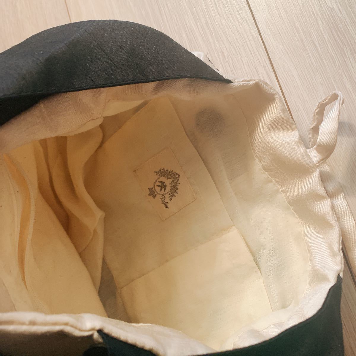 【セール】DEFLER デフィエ　ドット刺繍　マットシフォン地バッグ