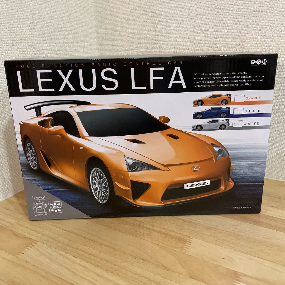 【新品】LEXUS  LFA  ラジコン 白 ホワイト レクサス