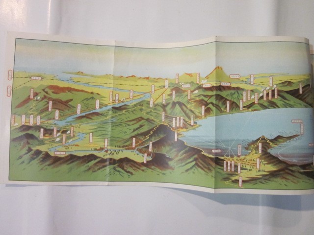古地図　　十和田湖案内図　鳥観図　1951年_画像2