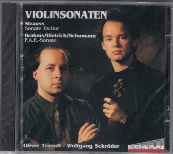 [CD/Thorofon]R.シュトラウス:ヴァイオリン・ソナタOp.18他/W.シュレーダー(vn)&O.トリエンドル(p) 1995.5_画像1