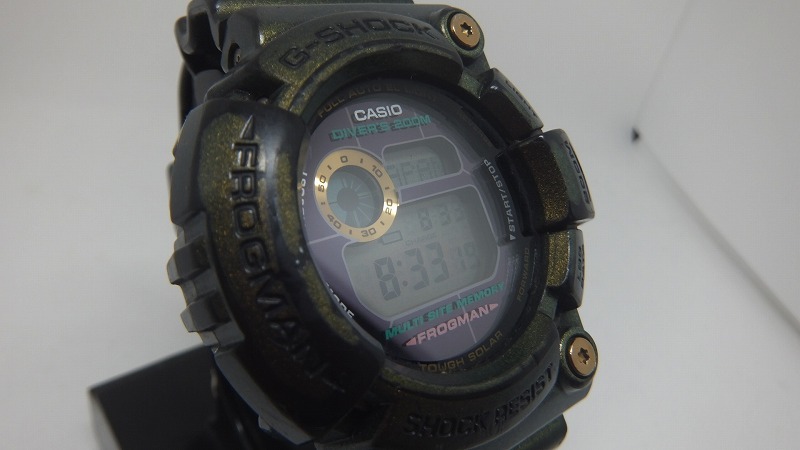 CASIO G-SHOCK GW-200GM-9JF FROGMAN フロッグマン ゴールドディフェンダー 神獣 白虎 タフソーラー 金_画像3