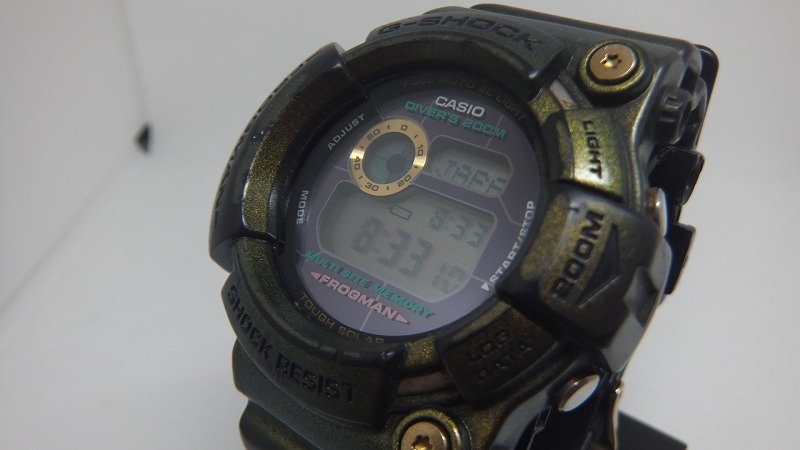 CASIO G-SHOCK GW-200GM-9JF FROGMAN フロッグマン ゴールドディフェンダー 神獣 白虎 タフソーラー 金_画像2