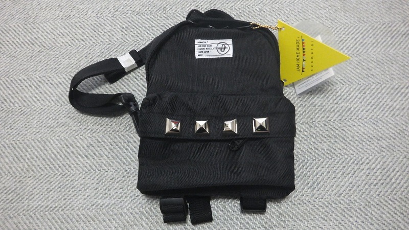 未使用品 JAM HOME MADE ジャムホームメイド nonmetal スタッズ デイパック S ショルダーバッグ リュック