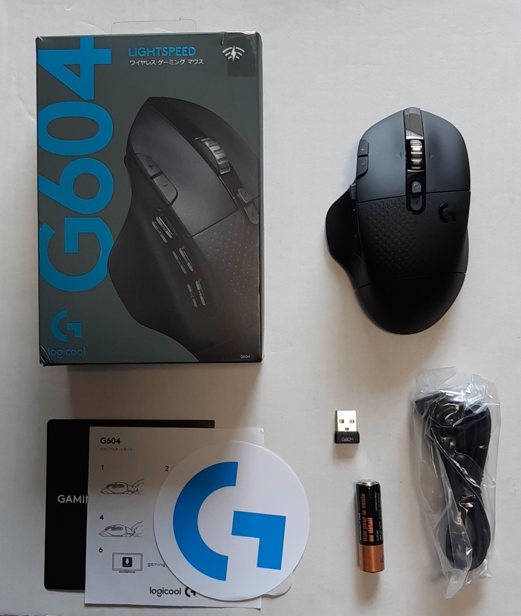中古美品 ロジクール ワイヤレスゲーミングマウス G604
