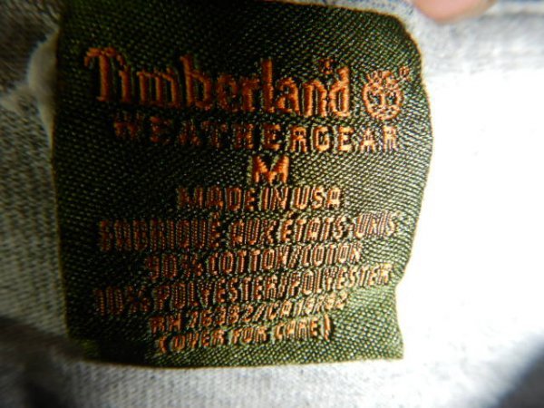 to3375　レア　Timberland　ティンバーランド　アメリカ製　vintage　ビンテージ　半袖　tシャツ　ロゴ　プリント　人気　送料格安_画像4