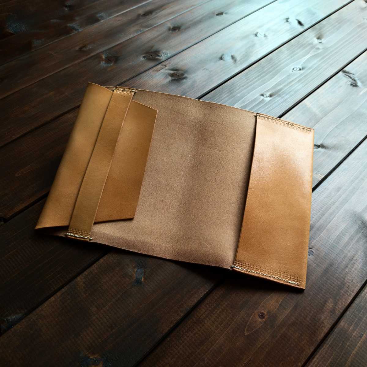 [ Tochigi leather . made cow leather. book cover ] library book@ size cow leather leather original leather raw . simple hand made handmade natural 