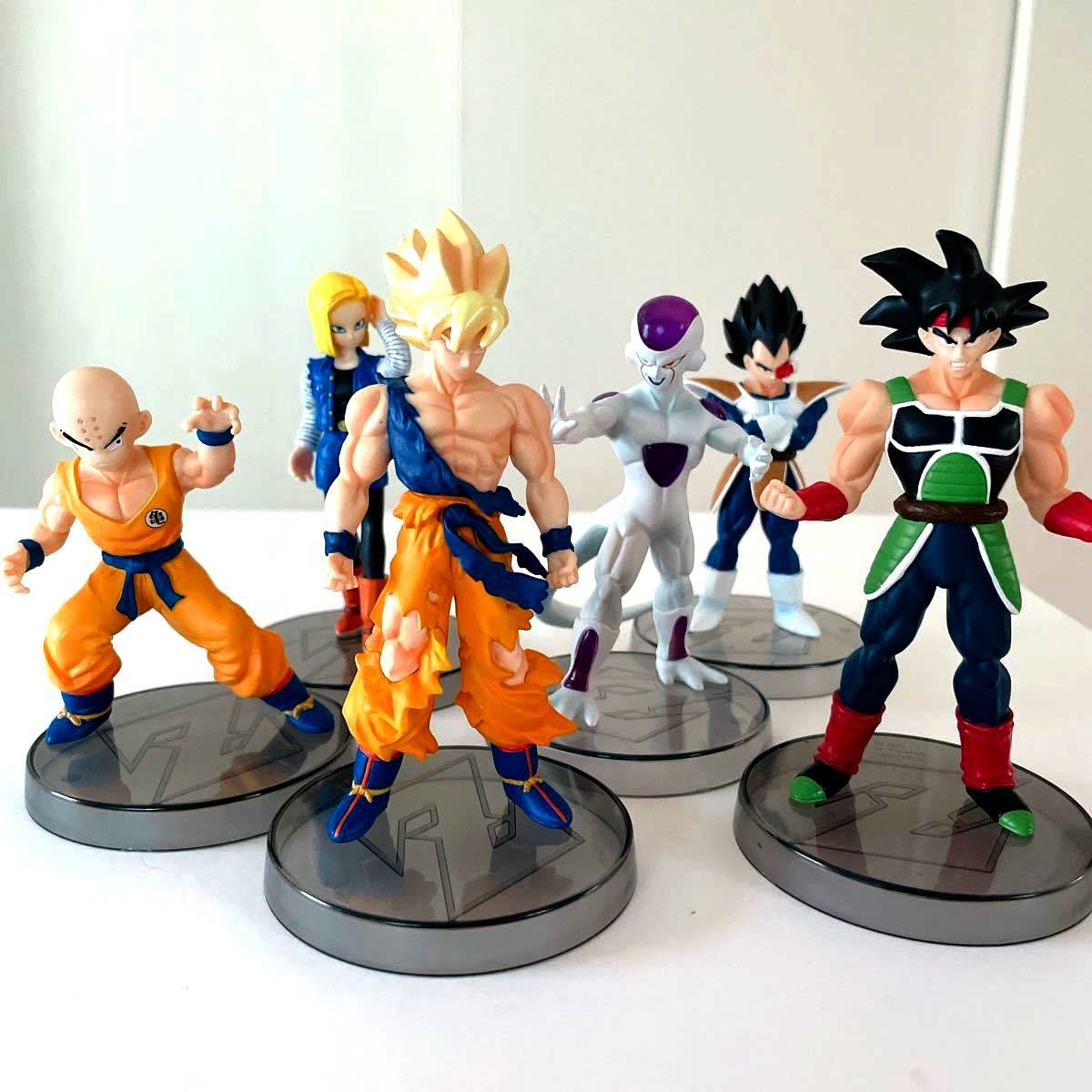 フィギュア　ドラゴンボール　リアルワークス6体セット　18号／フリーザ／ベジータ他