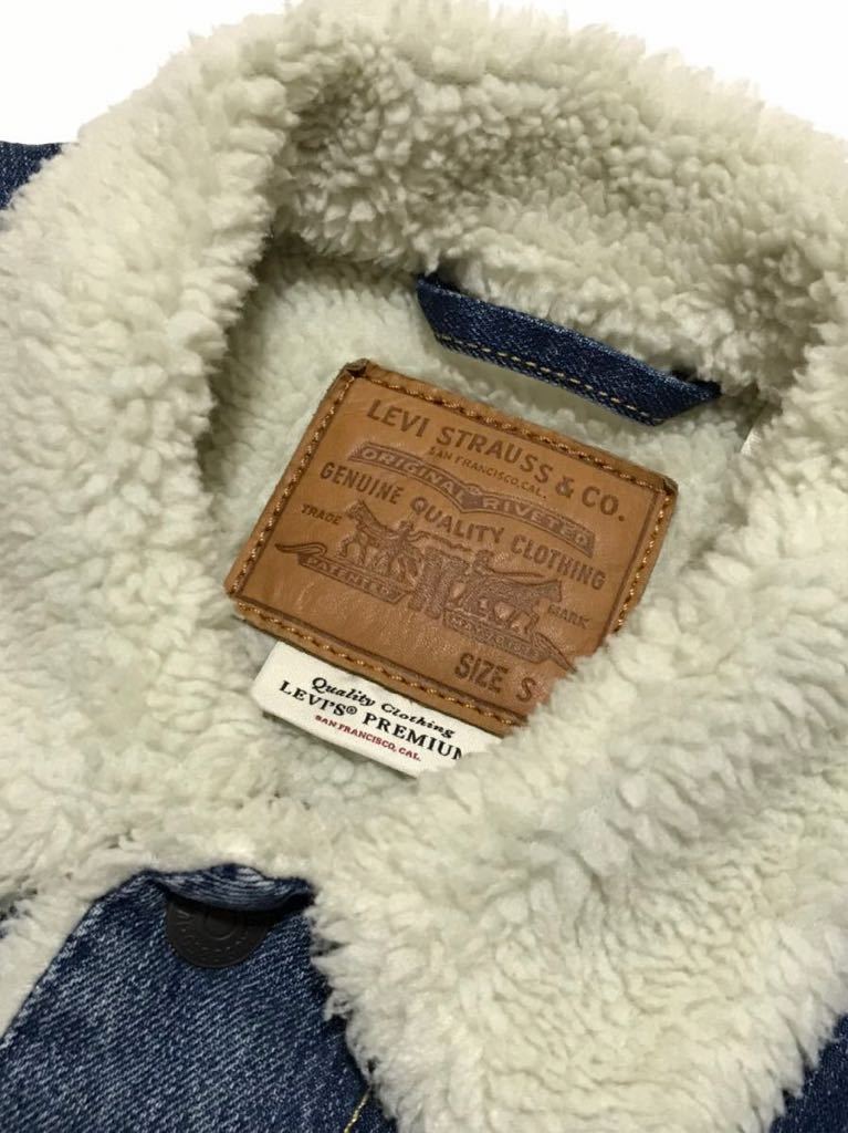 Levi's PREMIUM リーバイス プレミアム ボア デニム ジャケット Levi's PREMIUM リーバイス プレミアム ボア デニム ジャケット