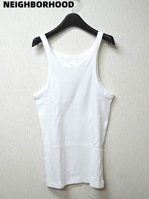 3 WHITE【NEIGHBORHOOD TANK TOP ATNH-UW-01 ネイバーフッド タンクトップ アンダーウェアー 白 ホワイト】
