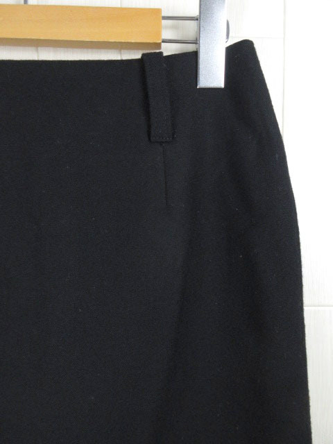  Queens Court QUEENS COURT skirt tight wool stretch slit black 2 autumn winter 