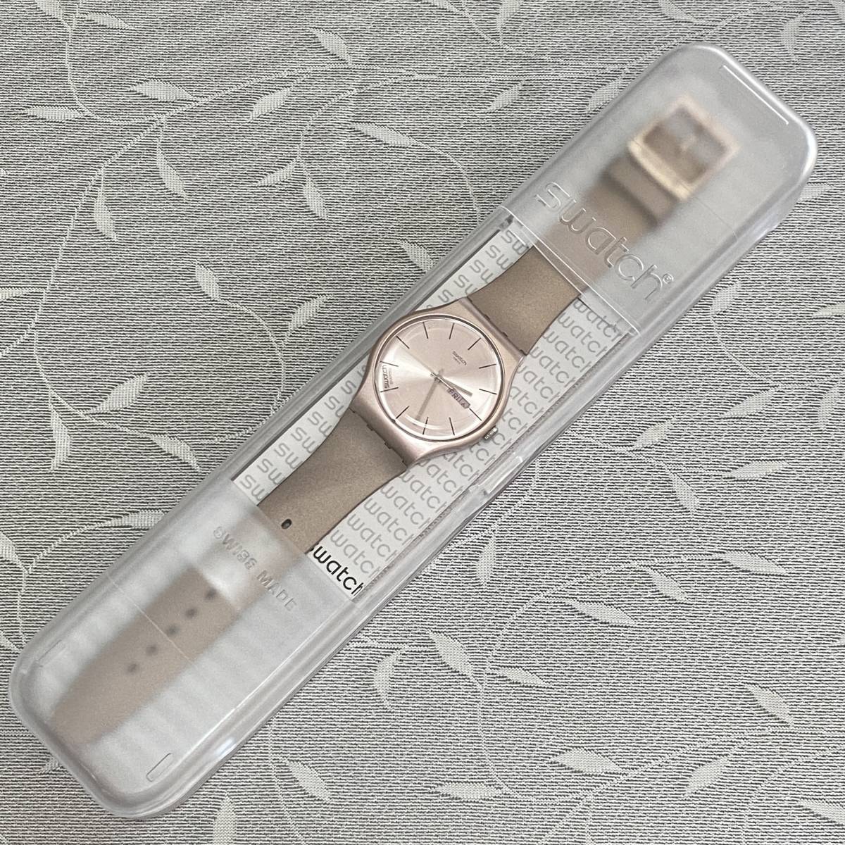 SWATCH スウォッチ　PINKBAYANG　SUOP704　スイス製　メンズ腕時計 クォーツ　41mm　未使用・長期保管品_画像6