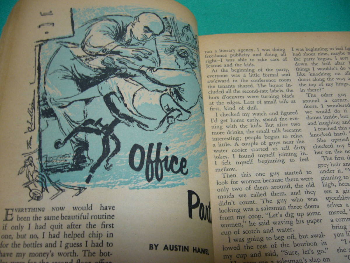 *. magazine *MANHUNT Volume 4, No.7 July 1956* mystery /Crime-Fiction/Charles Williams/Jerry Sohl
