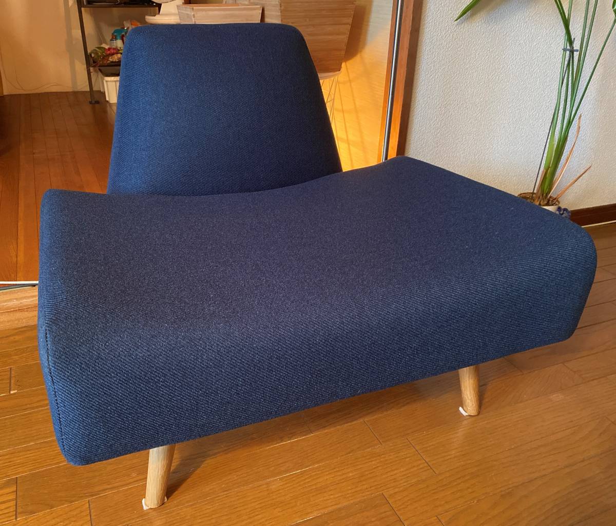 美品 IDEE イデー AO SOFA アーオ ソファ 一人掛け 北欧 ネイビー ブルー １P シングル 家具 1人 デザイナーズ