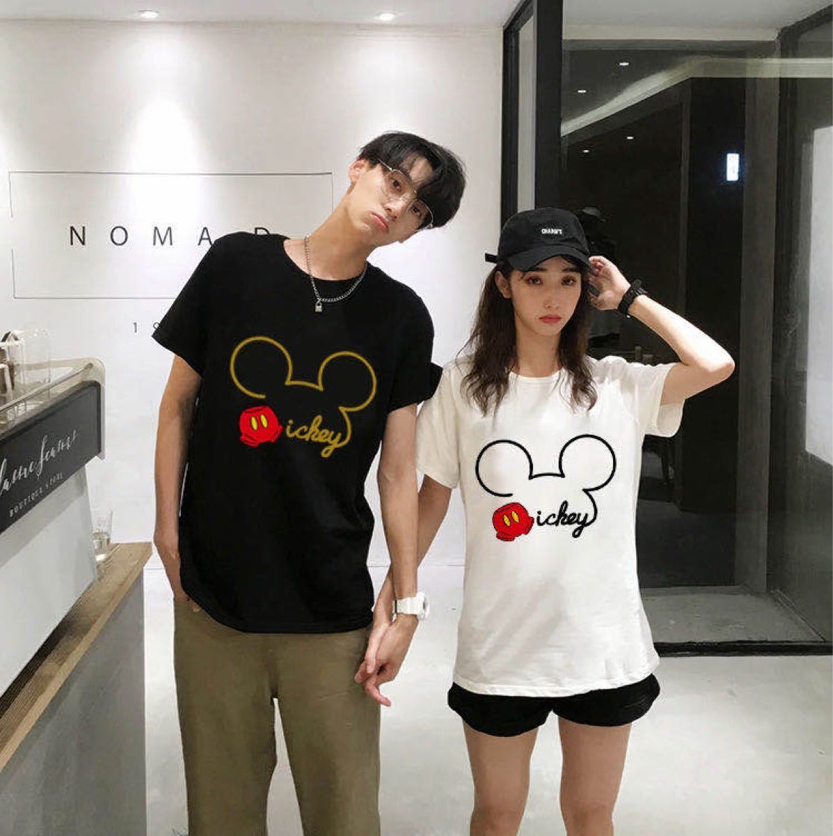 Paypayフリマ 即日発送速達可能 ディズニーキャラクター男女ペアルック親子ペアルックtシャツ男女兼用サイズ 半袖tシャツ Paypayフリマ 即日発送速達可能 ディズニーキャラクター男女ペアルック親子ペアルックtシャツ男女兼用サイズ 半袖tシャツ