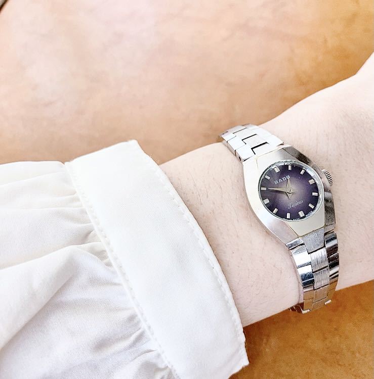 RADO Ficino レディース手巻き腕時計 稼動品 紫色文字盤|Yahoo RADO Ficino レディース手巻き腕時計 稼動品 紫色文字盤|Yahoo