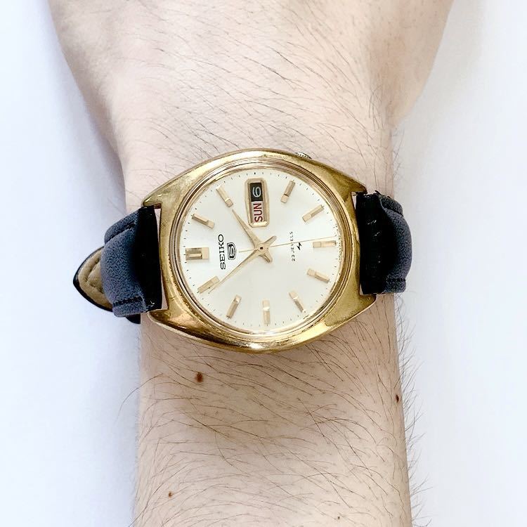 得価新品 ヤフオク! SEIKO5 23石メンズ自動巻腕時計 稼動... - ビンテージ 送料無料人気