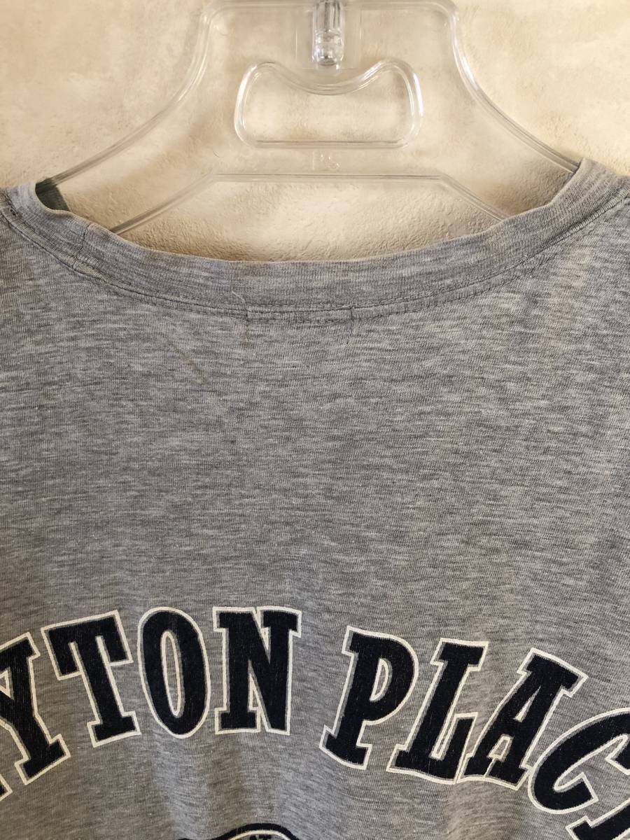 アンティーク・PEYTON　PLACE　FOR　MEN・グレー・半袖Tシャツ・Mサイズ・150円_画像8