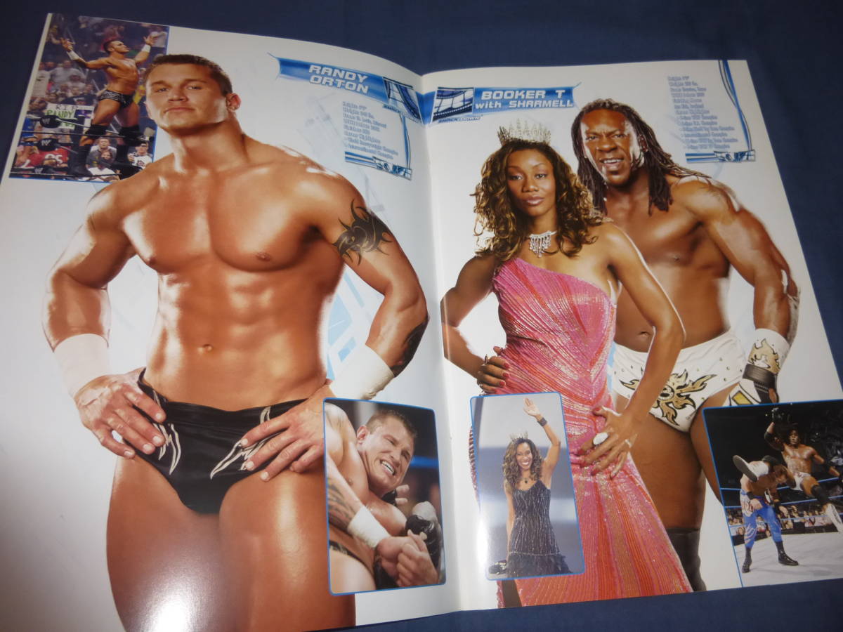 アメリカンプロレス/WWEパンフ SMACKDOWN 2006年プログラム　カートアングル/ランディオートン/ブッカーT/アンダーテイカー/ステイシー_画像3
