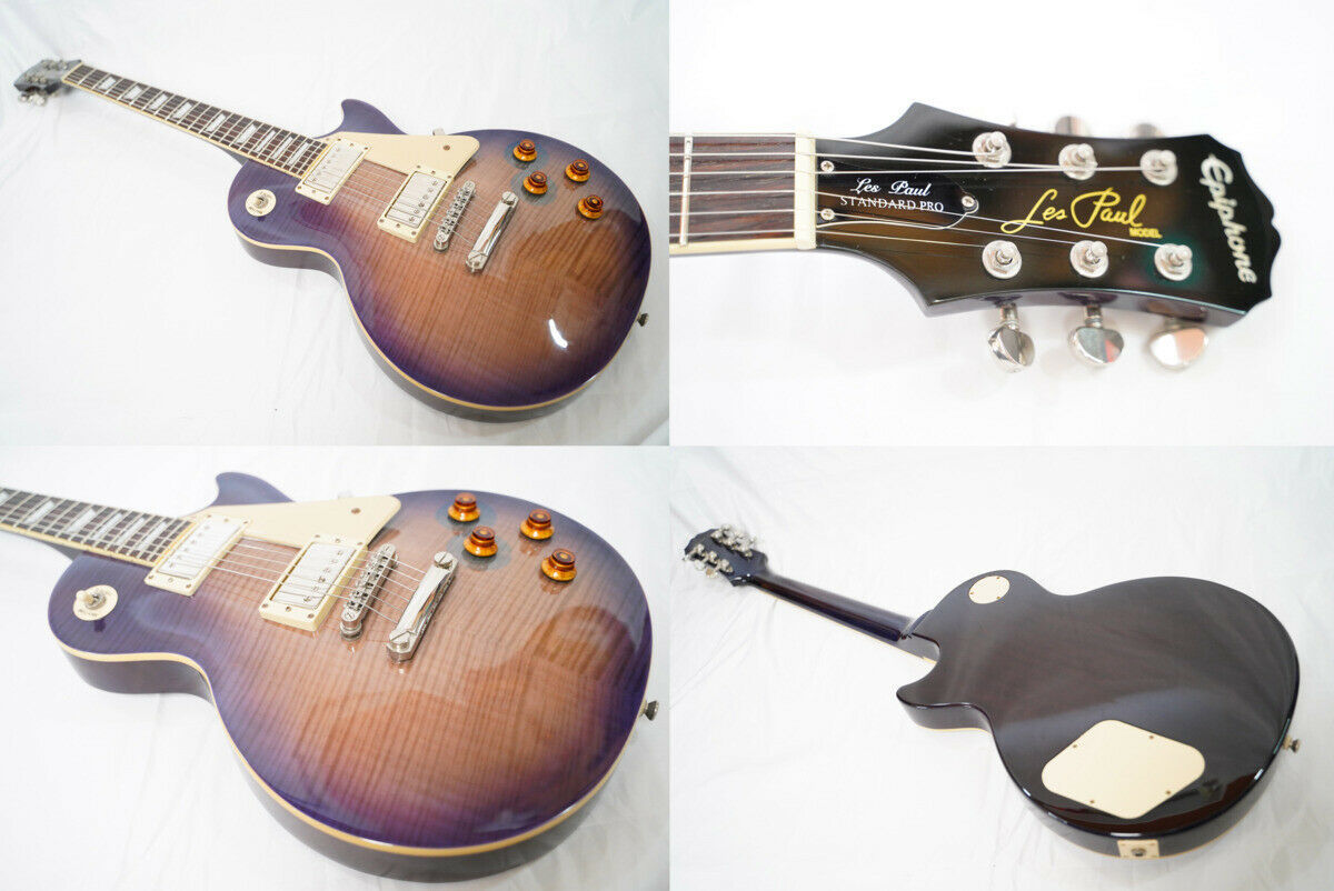 ヤフオク Epiphone Les Paul Standard Pro Plus Top Purpl ヤフオク Epiphone Les Paul Standard Pro Plus Top Purpl