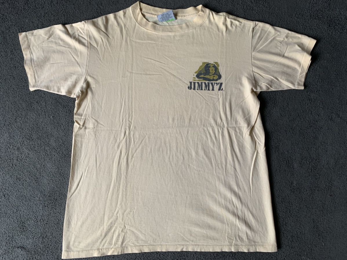 80s 90s jimmy'z ビンテージ Tシャツ USA製 アメリカ製 ジミーズ ジミージー vintage old skate surf ステンシル old school 星条旗_画像2